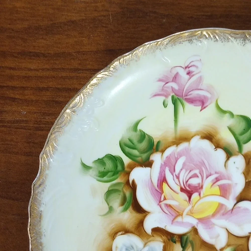 Norleans Japan Decorative Floral Design Plate, Vintage!